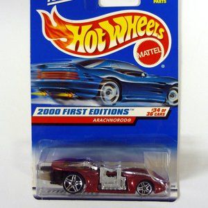 Hot Wheels Arachnorod #094 First Editions 34 of 36 Red Die-Cast Car 2000
